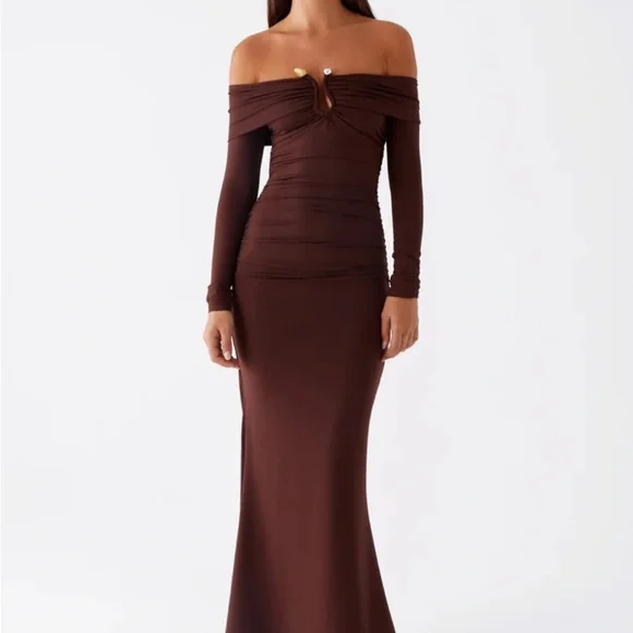 Peppermayo Chocolate Long Sleeve Dress - Picture 4 of 6